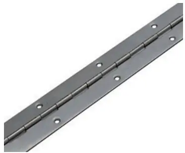 DX Pianoscharnier rvs gepolijst 960×32 mm Premium