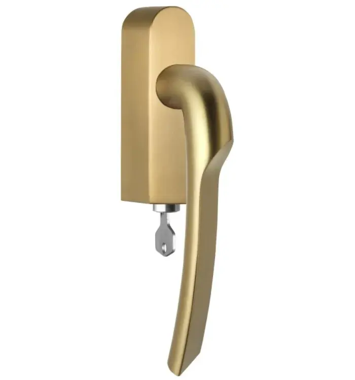 Draaikiepgarnituur RIVIO by Gensler GL102-DKLOCK-O links PVD mat goud Merkproduct
