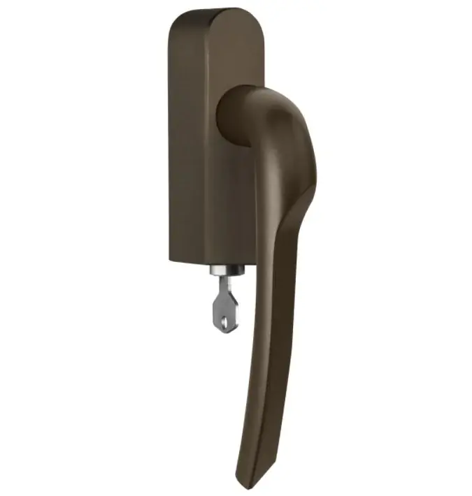 Draaikiepgarnituur RIVIO by Gensler GL102-DKLOCK-O links brons Populair
