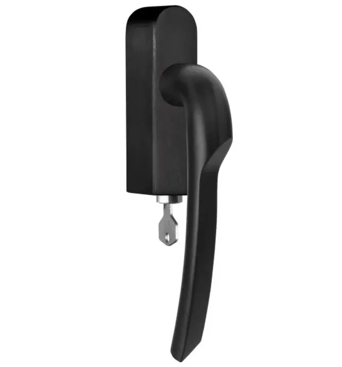 Draaikiepgarnituur RIVIO by Gensler GL102-DKLOCK-O links PVD zwart Beperkte Voorraad