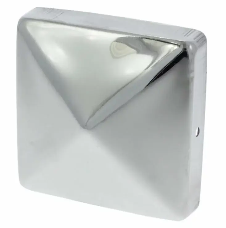 Seizoensaanbieding Starx Paalkapje met punt 90×90 mm rvs