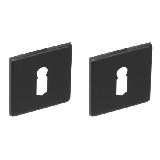 Tijdelijk Beschikbaar Intersteel sleutelrozetten verdekt 50x50x5mm structuur zwart