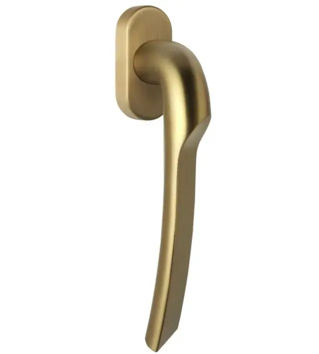 Draaikiepgarnituur RIVIO by Gensler GL102-DK-O links PVD mat goud Beste Prijs