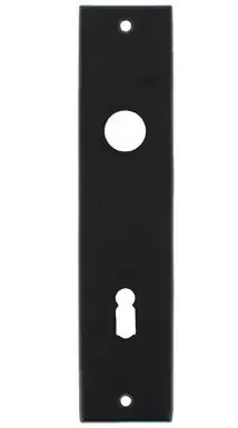 Intersteel Kortschild rechthoekig SL72 mat zwart Gereduceerde Prijs