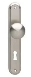 Intersteel knop op schild vast gemonteerd SL56 mat nikkel Flitsaanbieding