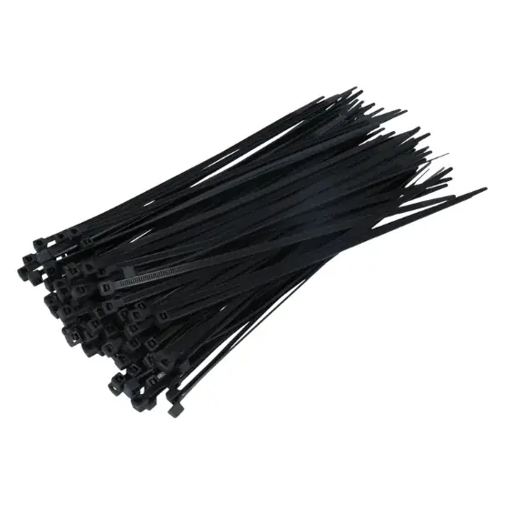 Bestseller 100 bundelbandjes nylon zwart 3,6 x 200 mm