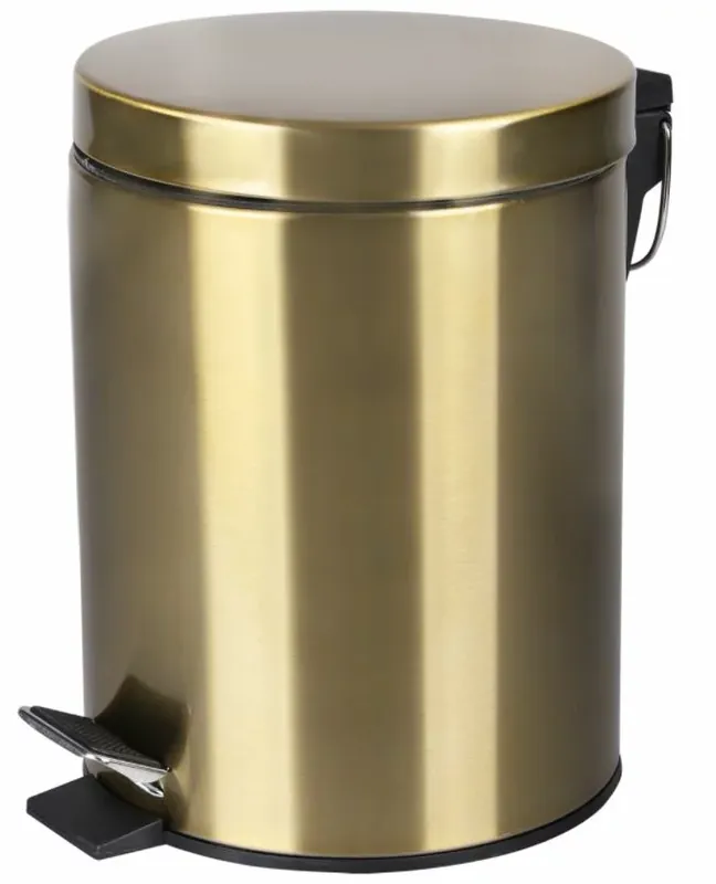 Differnz Pedaalemmer 5 liter mat goud Aanbieding