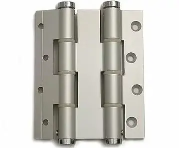 Voordeelprijs Deurveerscharnier dubbelwerkend 120×30 mm aluminium zilvergrijs