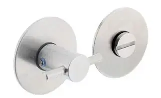 Intersteel wc-sluiting 8 mm renovatie zelfklevend rond plat 55×2 mm rvs Merkproduct