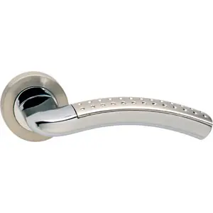 Intersteel deurklink Sharon op rozet chroom/mat nikkel Meest Verkocht