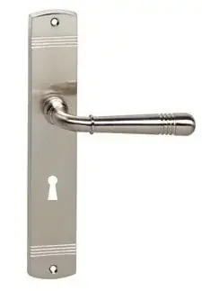 Hoge Kwaliteit Intersteel deurklink Helena op schild SL56 nikkel mat