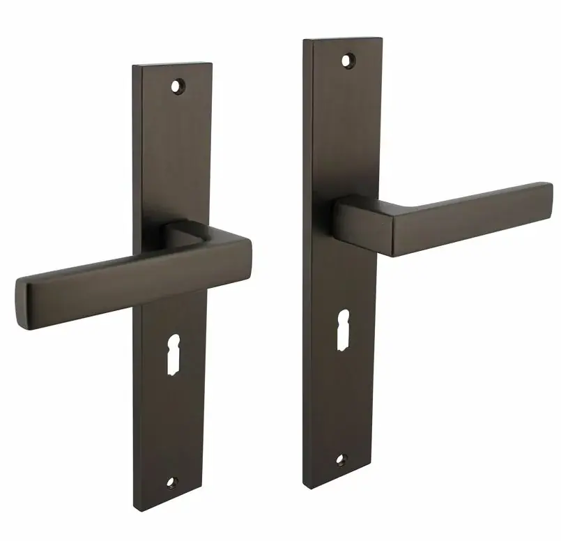 Flitsaanbieding Intersteel deurklink Hera op langschild SL56 antraciet grijs