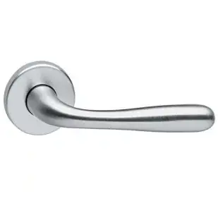 Intersteel enkele deurklink Jupiter rechts op rozet chroom mat Superprijs