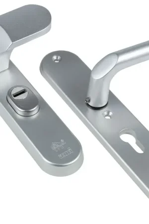 Beperkte Voorraad Ami veiligheidsgarnituur PC92 VARO ovaal met kerntrekbeveiliging SKG3 aluminium F1