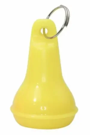 Hotelbal plastic lichtgevend geel 2 stuks Uitverkoop