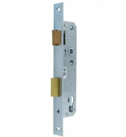 Koop Vandaag Nemef smaldeurslot PC92 DIN links 8791/14-30 mm rechthoekige verzinkte voorplaat