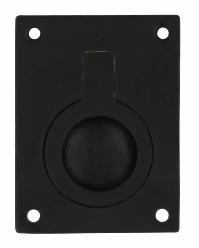 Bestel Nu Intersteel Luikring recht 65mm x 49mm zwart