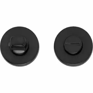 Intersteel wc-sluiting 8mm rond verdekt kunststof mat zwart Superprijs
