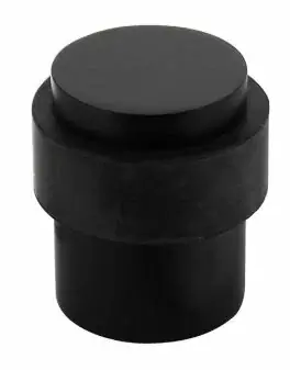 Nu Kopen Intersteel deurstop Vloermontage ø30x40mm zwart