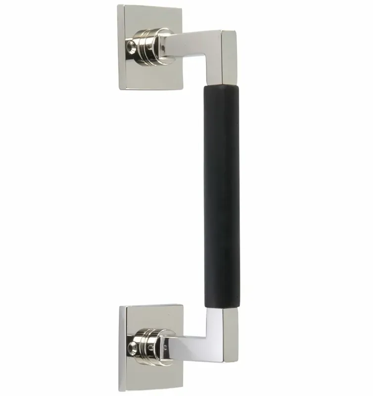 Deurgreep Bauhaus ebben vierkant rozet 600 mm glans nikkel Bestel Nu