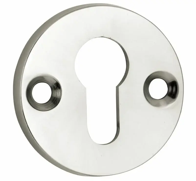 SKG3 cilinderrozet binnen Elegant glans nikkel Op = Op