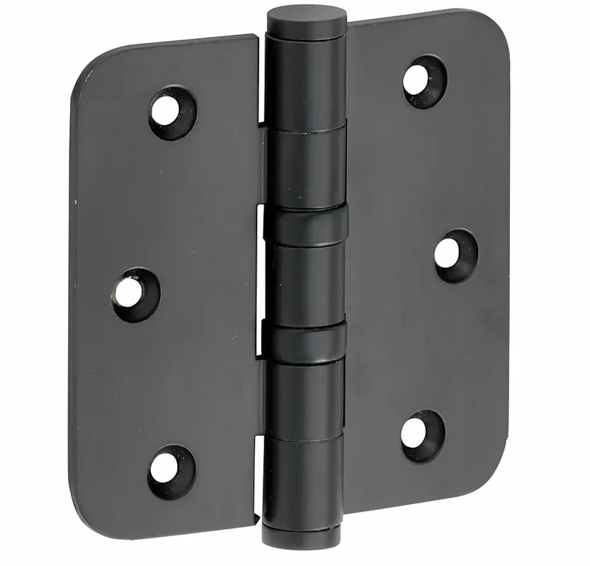 Alleen Vandaag Kogellagerscharnier 89×89 ronde hoek vlak mat zwart