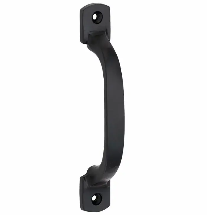 Korting Deurgreep Hamburg 120mm ijzer zwart