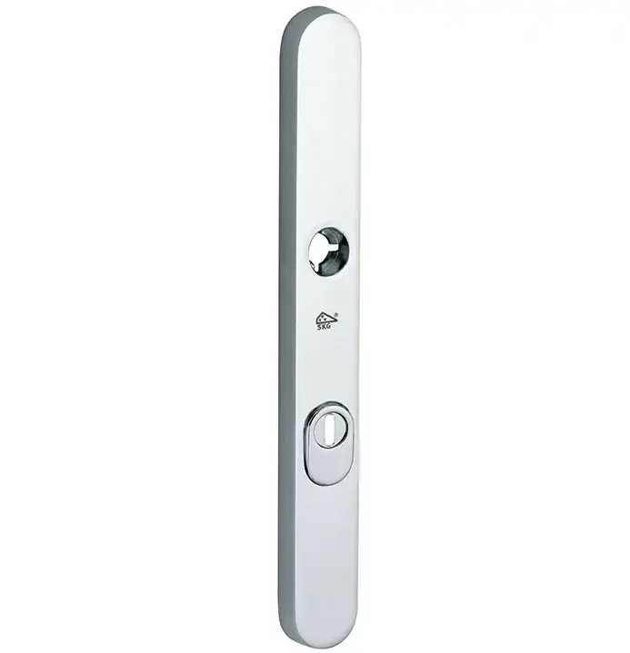 Veilige Betaling SKG3 ovaal smal schild PC92 buiten met kerntrekbeveiliging glans chroom