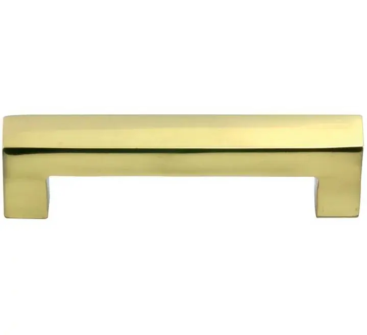Meubelgreep Karé 96 mm messing ongelakt Dagaanbieding