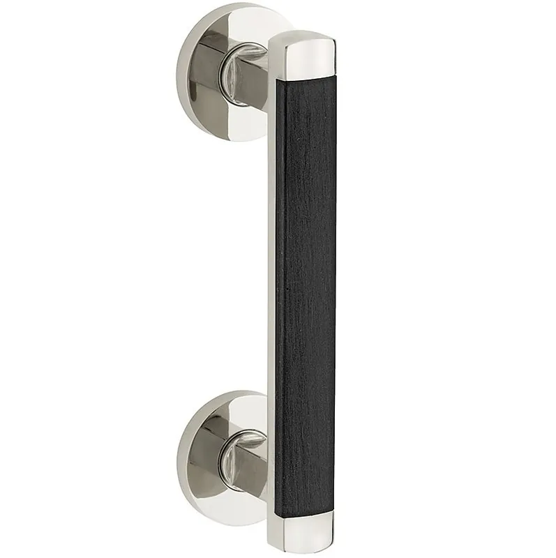 Korting Deurgreep Dual/rond glans nikkel