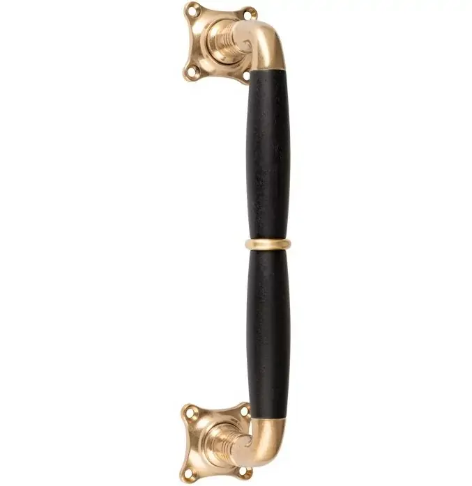 Deurgreep Bonton ebben 190mm messing antiek Dagaanbieding