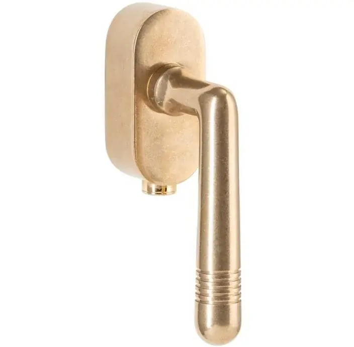 SKG2 Draaikiepgarnituur afsluitbaar Art-Deco/Elegant messing antiek Superprijs