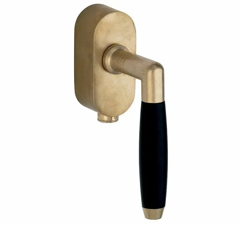 Express Levering SKG2 Draaikiepgarnituur afsluitbaar Ton ebben/Elegant messing antiek