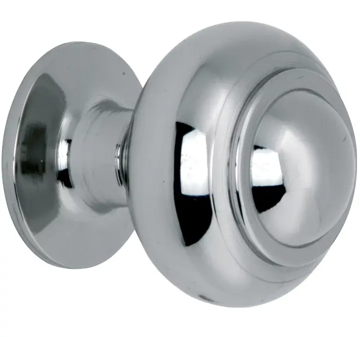 Rechtstreeks Van De Fabrikant Meubelknop Turbante 24mm glans nikkel