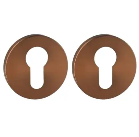 Set van twee pc-plaatjes ø52x6mm Permafix PVD brons Koop Online