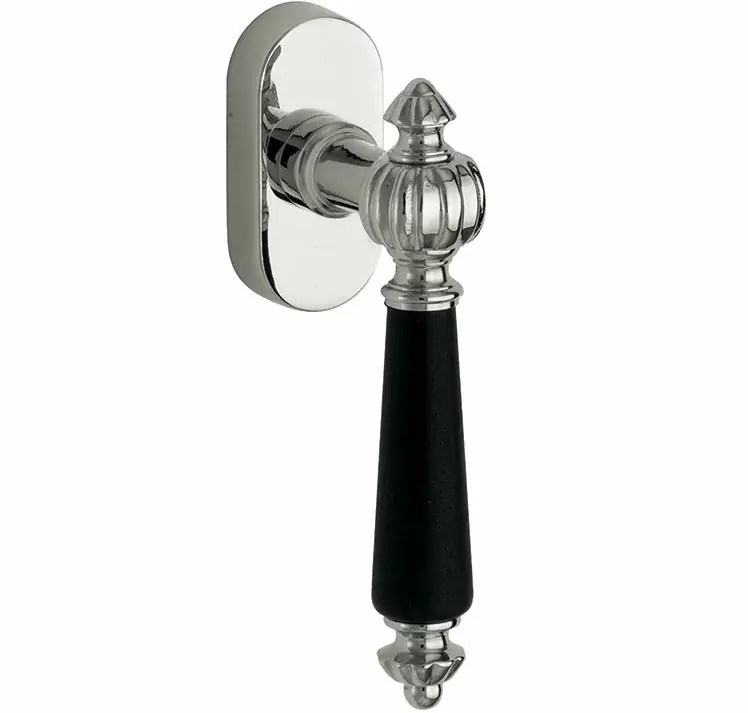 Laatste Kans Draaikiepgarnituur Nouveau/Elegant glans nikkel