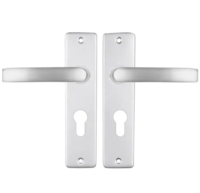 ODShop deurklink vierkant met kortschild PC55 aluminium F1 Flitsaanbieding