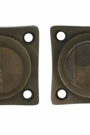 Nieuw WC-sluiting 8 mm brons Antiek