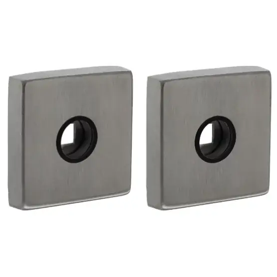 Intersteel rozetten massief vierkant 53x53x10mm verdekt met nokken en veer, geheel rvs Flitsaanbieding