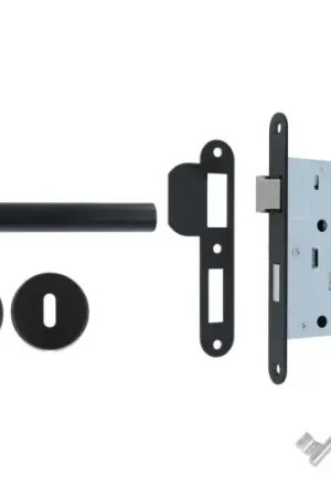 Betrouwbaar ODShop set klavier dag en nachtslot + deurklink Modern haaks & sleutelplaatjes