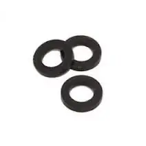 Actieprijs DX Nylon ring voor paumelle scharnier 14 mm zwart