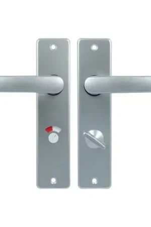 Ami Kortschild WC63/8 Met Deurklink Blok aluminium F1 Snelle Levering