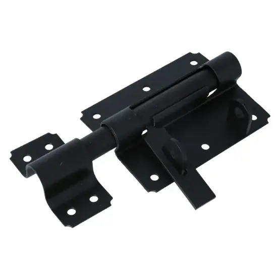 Hangslotgrendel 100×80 mm zwart Gratis Retour