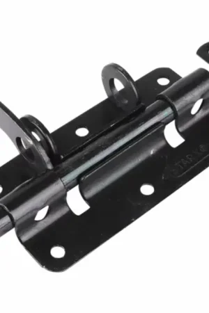 Starx deurgrendel met slotoog 100 mm zwart Weekendaanbieding