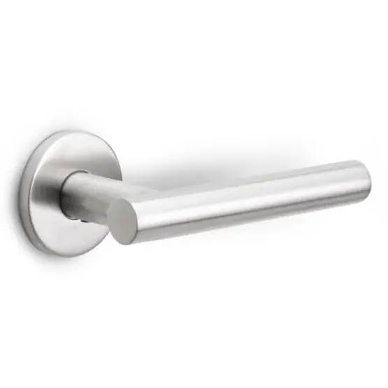 Favoriet Deurklink BASICS LBVII-19 op ronde rozet mat rvs