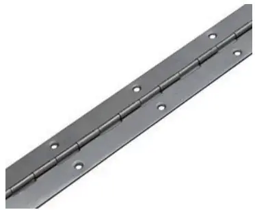 Actieprijs DX Pianoscharnier rvs gepolijst 1480×32 mm