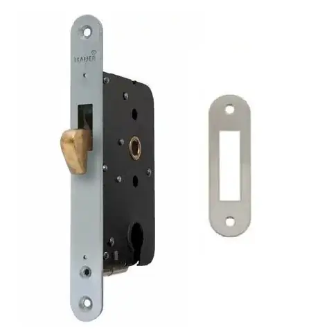 Populair Mauer 1134 PZ Schuifdeurslot rvs