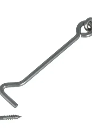 Goedkoop Windhaak met schroefoog rvs 100 mm