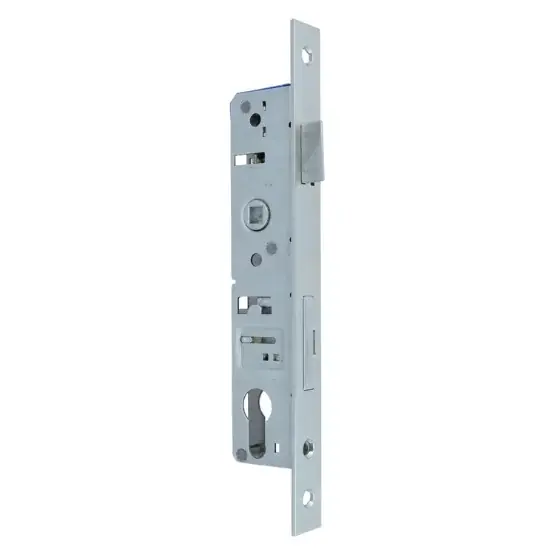 Betrouwbaar Smaldeurslot voor stift 8×8 mm PC92, 25 mm rechthoekige gegalvaniseerde voorplaat