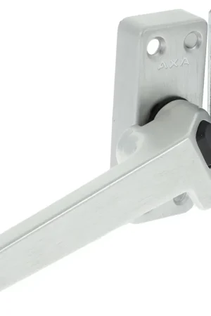 Aanbieding AXA raamsluiting met nok en drukknop links aluminium F1